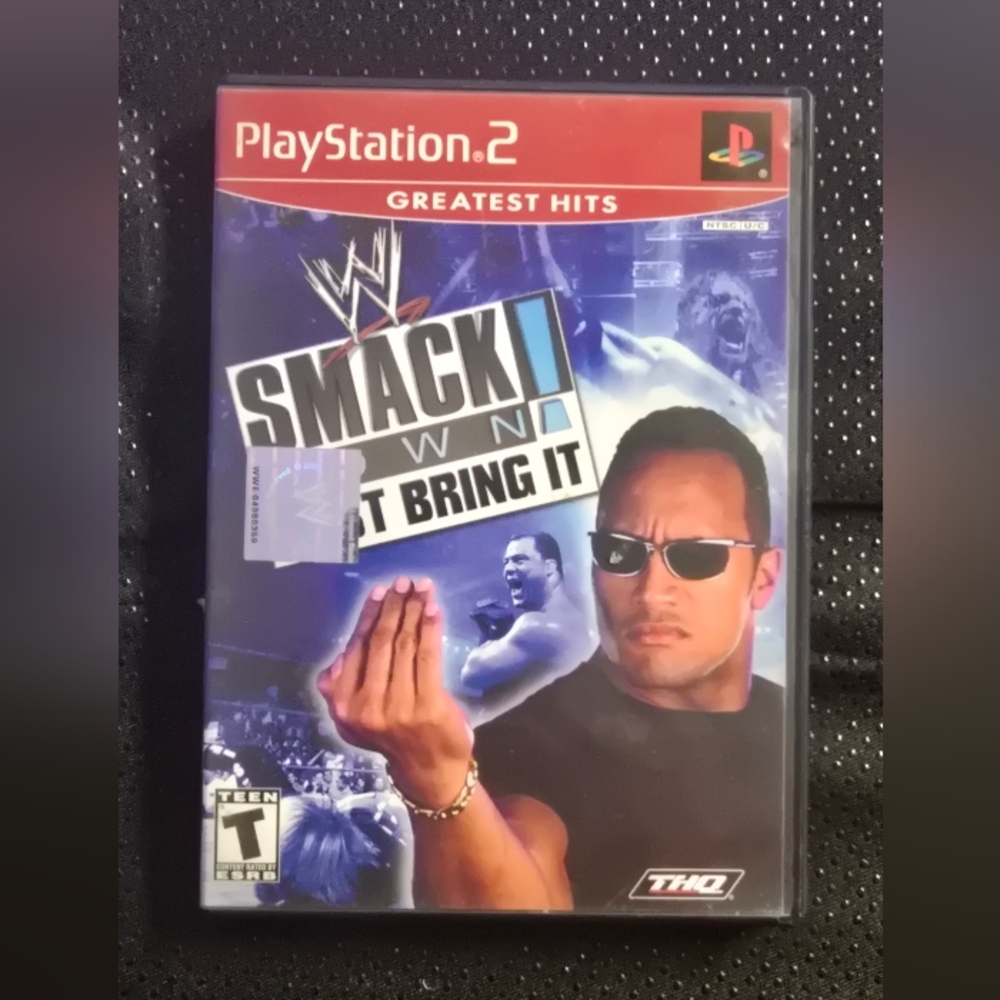 Used Sony 2 WWE SmackDown! Just Bring It - Black